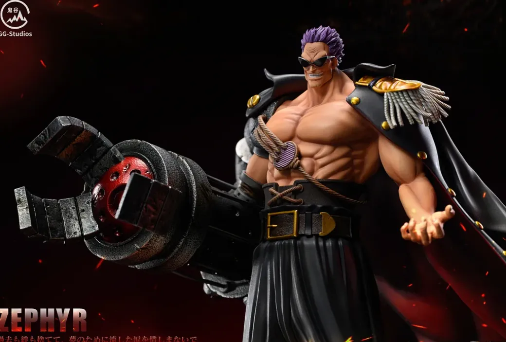 Boss Series 002 Black Arm Zephyr - ONE PIECE Resin Statue - GG-Studios
