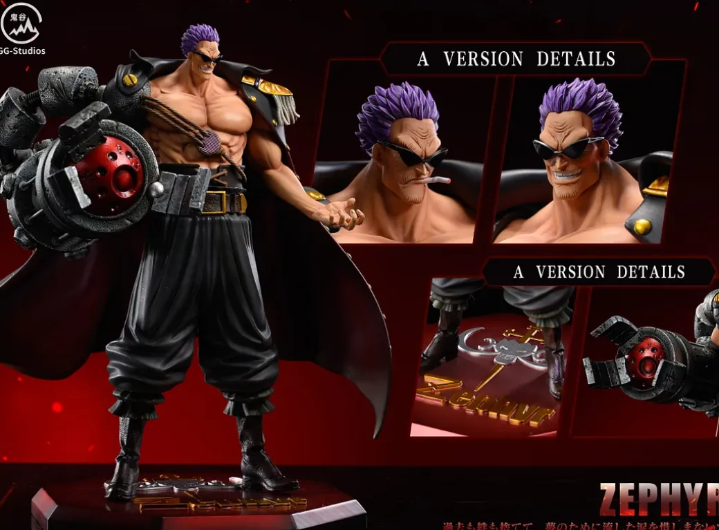 Boss Series 002 Black Arm Zephyr - ONE PIECE Resin Statue - GG-Studios