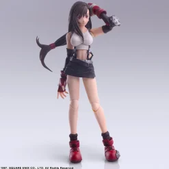 Bring Arts Series Movable Tifa Lockhart - (FF7) Final Fantasy VII Official Statue - Square Enix