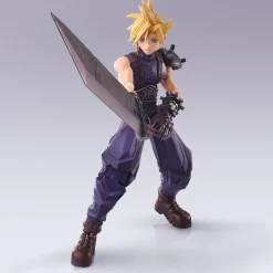 Bring Arts Series Movable Cloud Strife - (FF7) Final Fantasy VII Official Statue - Square Enix