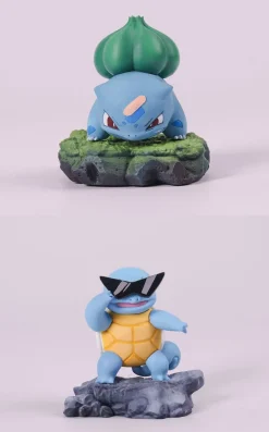 Bulbasaur & Squirtle - Pokemon Resin Statue - YT Studio