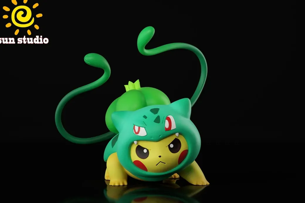 Bulbasaur Cosplay Pikachu - Pokemon Resin Statue - sun Studio