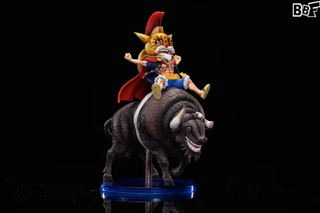 Bull Riding Monkey D. Luffy & Rocking Boat Lucy - ONE PIECE Resin Statue - BBF Studios
