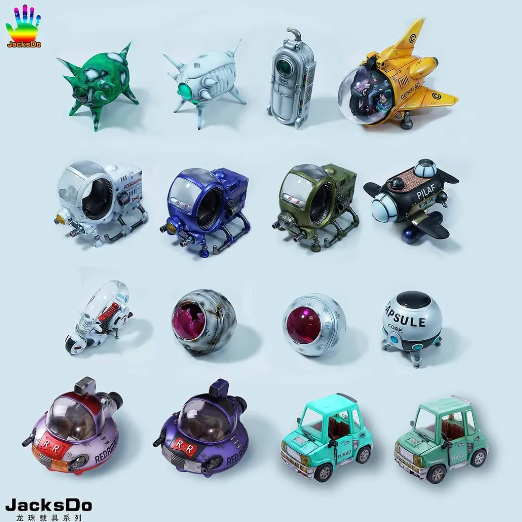 Bulma's Car with LED - Dragon Ball Resin Statue - JacksDo Studios