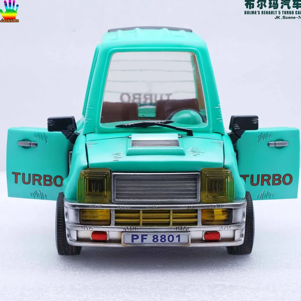 Bulma's Car with LED - Dragon Ball Resin Statue - JacksDo Studios