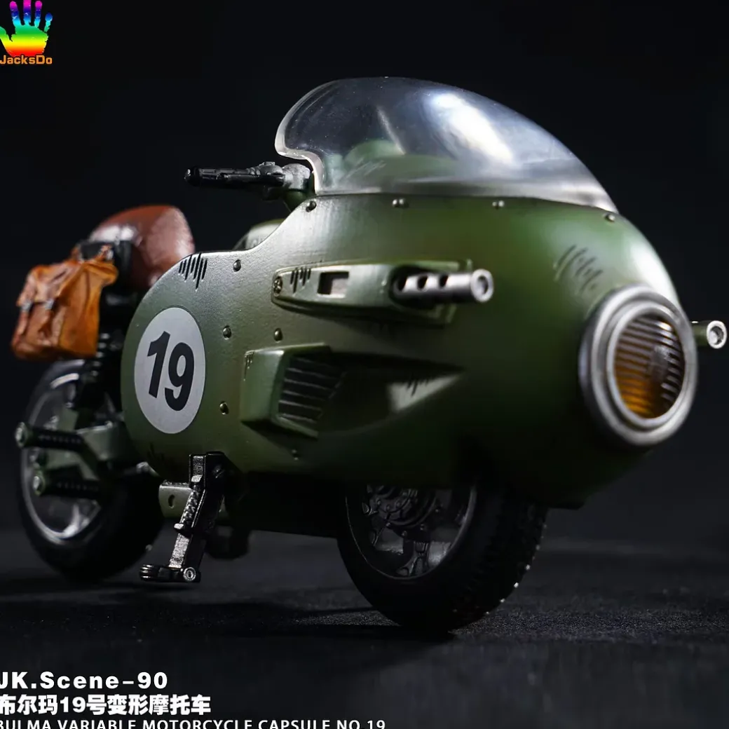Bulma's Variable Motorcycle No.19 with LED - Dragon Ball Resin Statue - JacksDo Studios