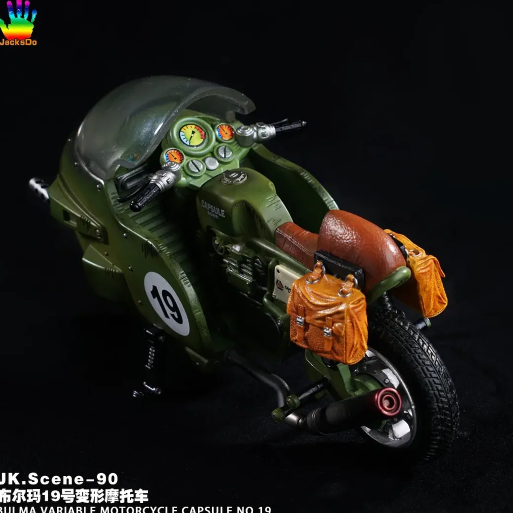 Bulma's Variable Motorcycle No.19 with LED - Dragon Ball Resin Statue - JacksDo Studios