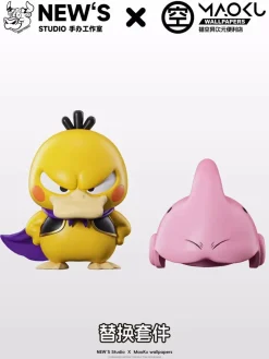 Buu Cosplay Psyduck - Dragon Ball Pokemon Resin Statue - New's Studio