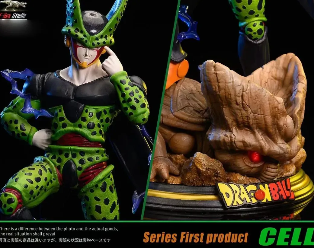 Cell With LED - Dragon Ball Resin Statue - T-Rex Studios