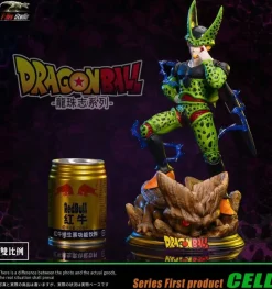 Cell With LED - Dragon Ball Resin Statue - T-Rex Studios