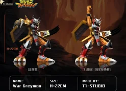 Champion Ver. WarGreymon & Black WarGreymon - Digimon Resin Statue - T1 Studio