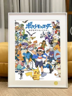 Characters of Aim to Be a Pokémon Master Decorative Painting - Pokemon - Xingkong Studio
