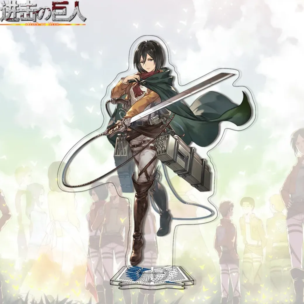Characters of Attack on Titan Series Acrylic Stand Display - Free Shipping - Attack on Titan