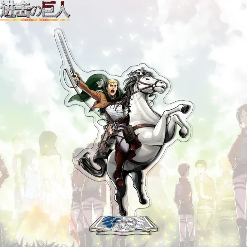 Characters of Attack on Titan Series Acrylic Stand Display - Free Shipping - Attack on Titan