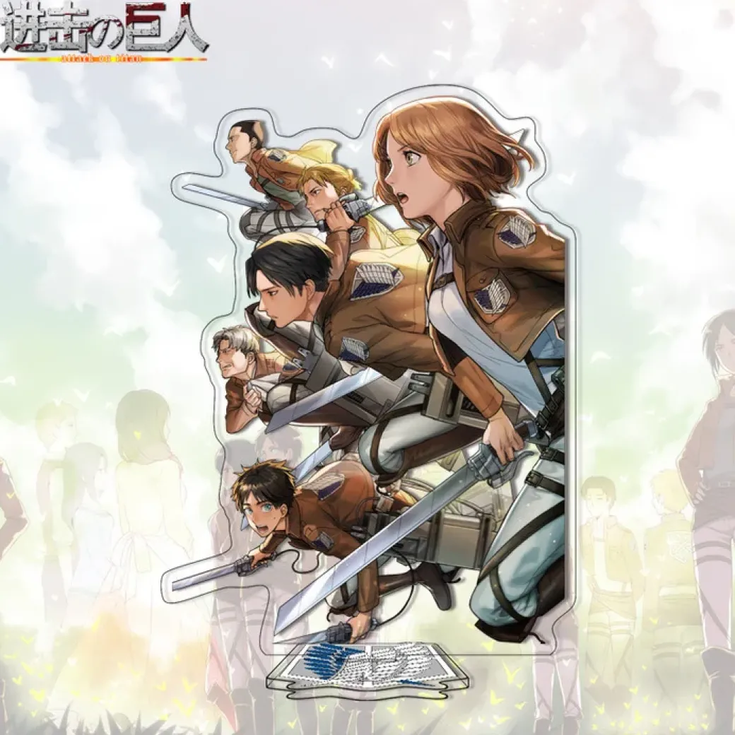 Characters of Attack on Titan Series Acrylic Stand Display - Free Shipping - Attack on Titan