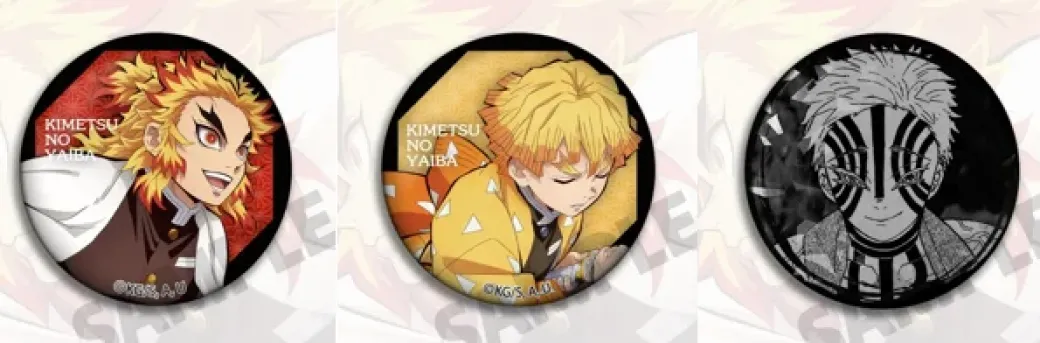 Characters of Demon Slayer Badge Set - Free Shipping - Demon Slayer: Kimetsu no Yaiba