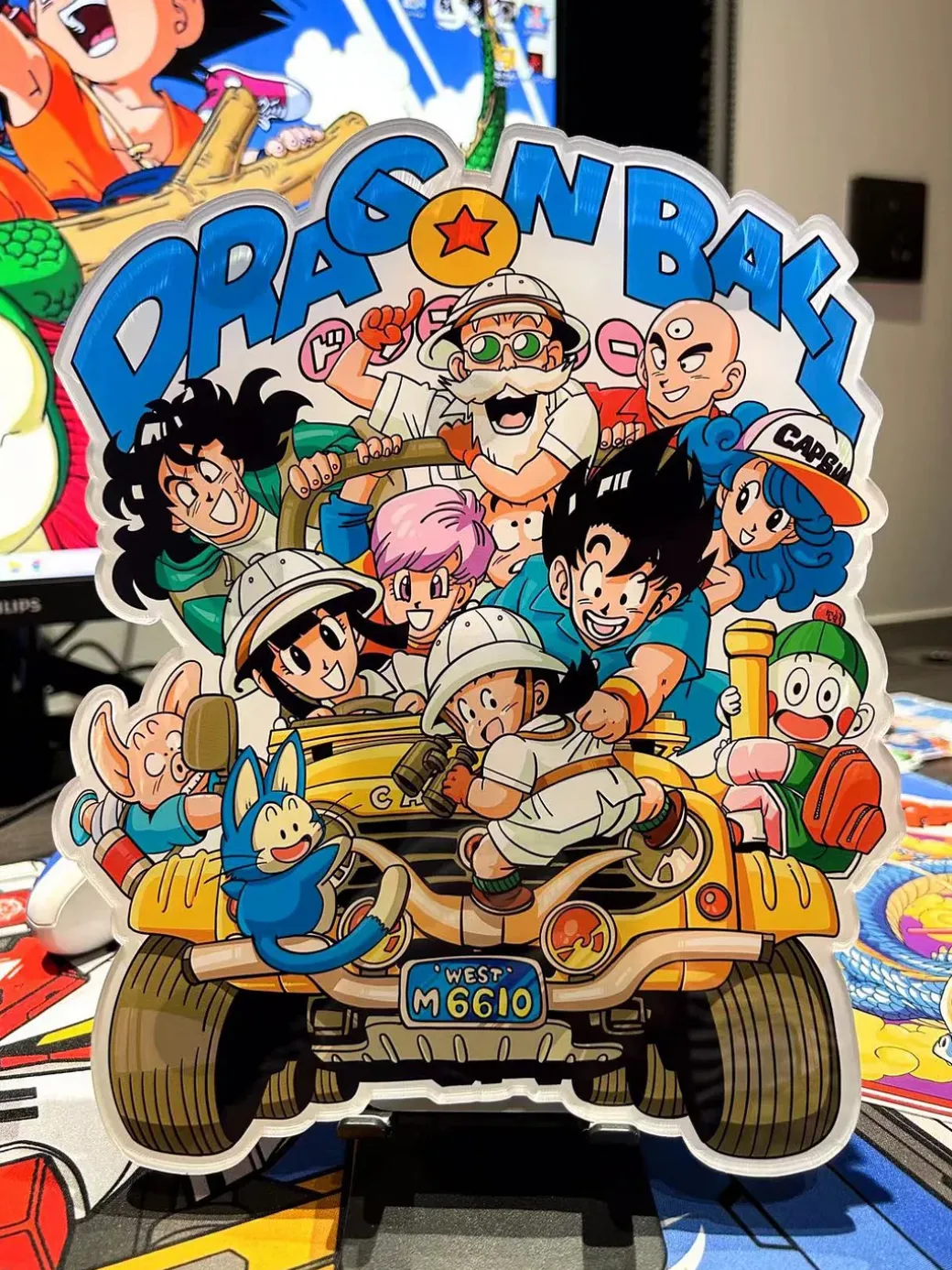 Characters of Dragon Ball & Son Goku Frame Decoration/Fridge Magnet - Dragon Ball Resin Statue - Xingkong Studio