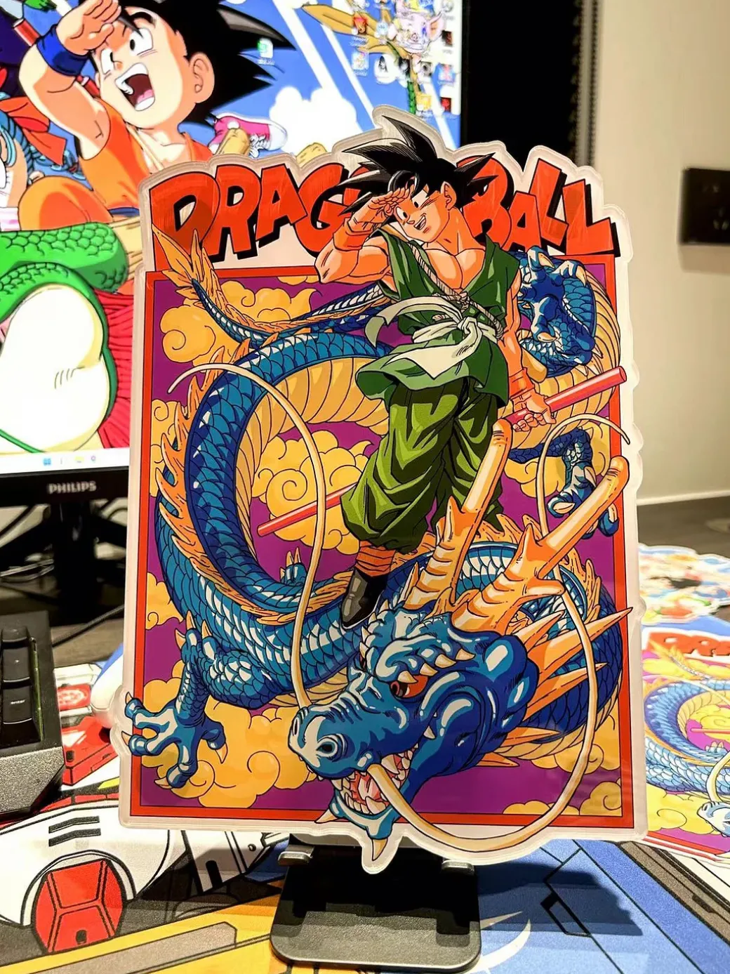 Characters of Dragon Ball & Son Goku Frame Decoration/Fridge Magnet - Dragon Ball Resin Statue - Xingkong Studio