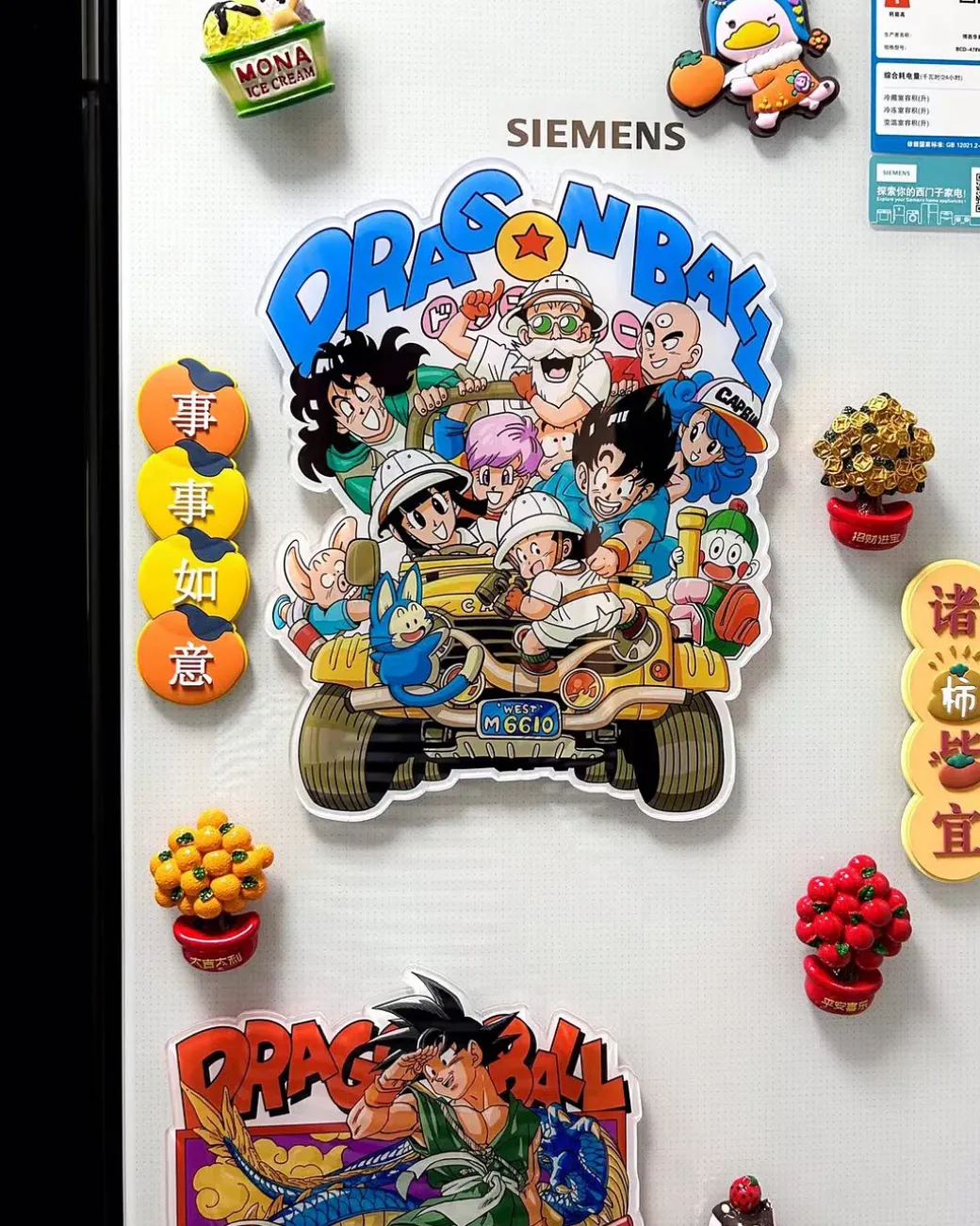 Characters of Dragon Ball & Son Goku Frame Decoration/Fridge Magnet - Dragon Ball Resin Statue - Xingkong Studio