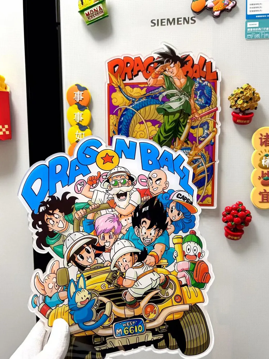 Characters of Dragon Ball & Son Goku Frame Decoration/Fridge Magnet - Dragon Ball Resin Statue - Xingkong Studio