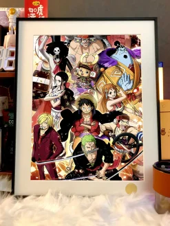 Characters of Straw Hat Pirates Decorative Painting - ONE PIECE - Xingkong Studio