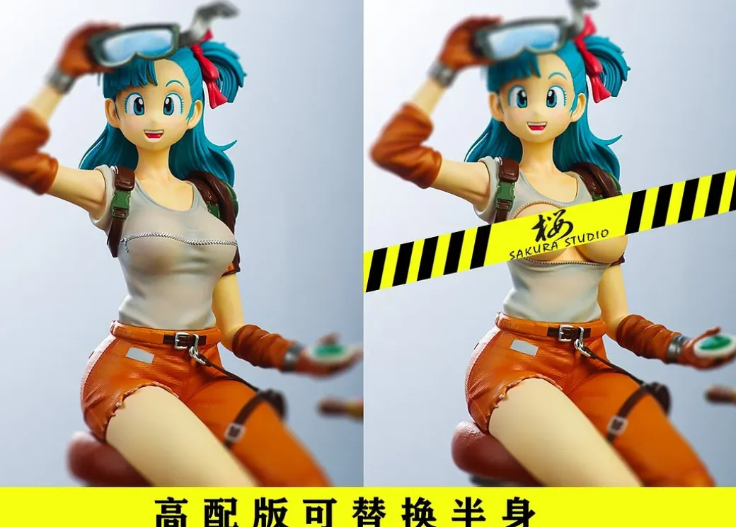 Chariot Bulma with LED - Dragon Ball Resin Statue - Sakura Studios