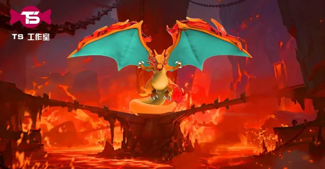 Charizard - Pokemon Resin Statue - TS Studios