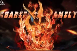 Charizard Family with LED - Pokemon Resin Statue - Fairy Studio