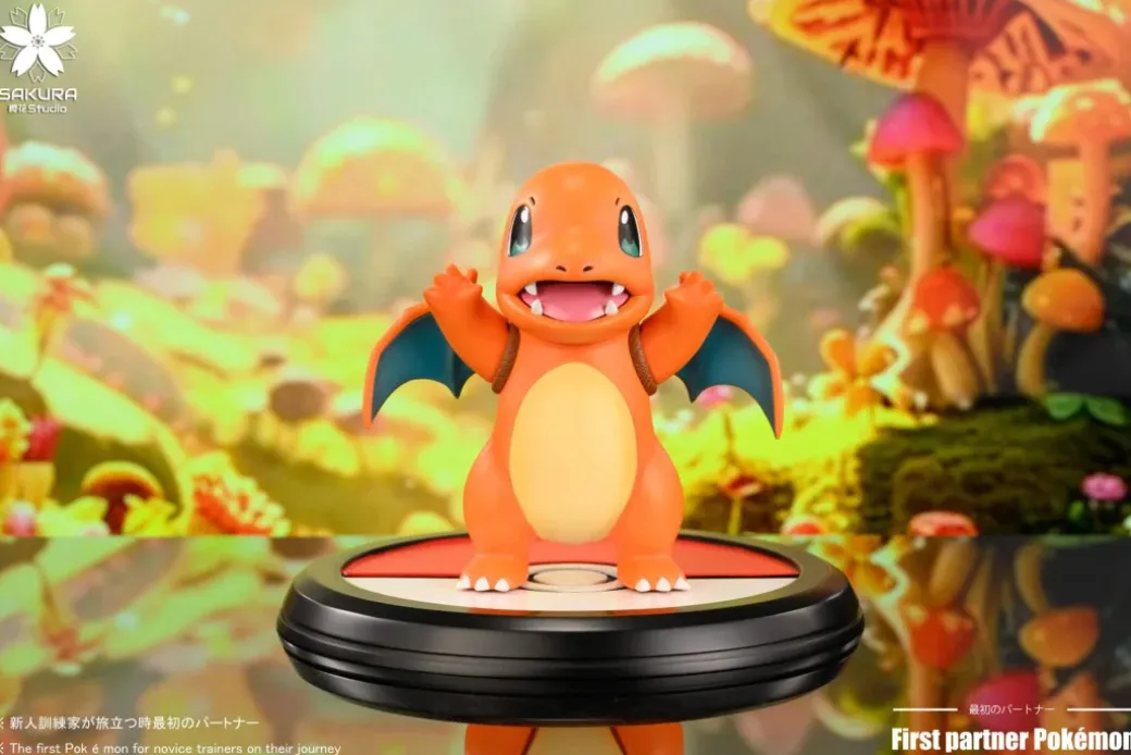Charmander & Bulbasaur & Squirtle - Pokemon Resin Statue - YingHua Studio