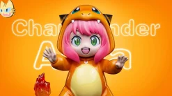 Charmander Cosplay Anya Forger - Pokemon SPY X FAMILY Resin Statue - MiaoMi Studio