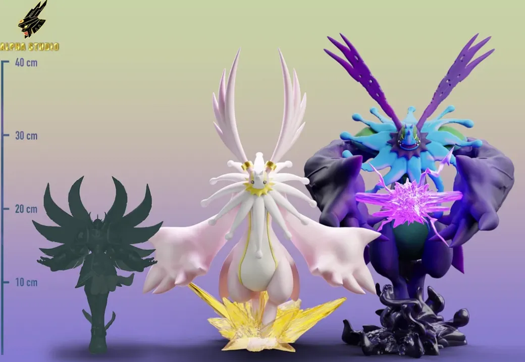 Cherubimon with LED - Digimon Statue - Alpha Studio