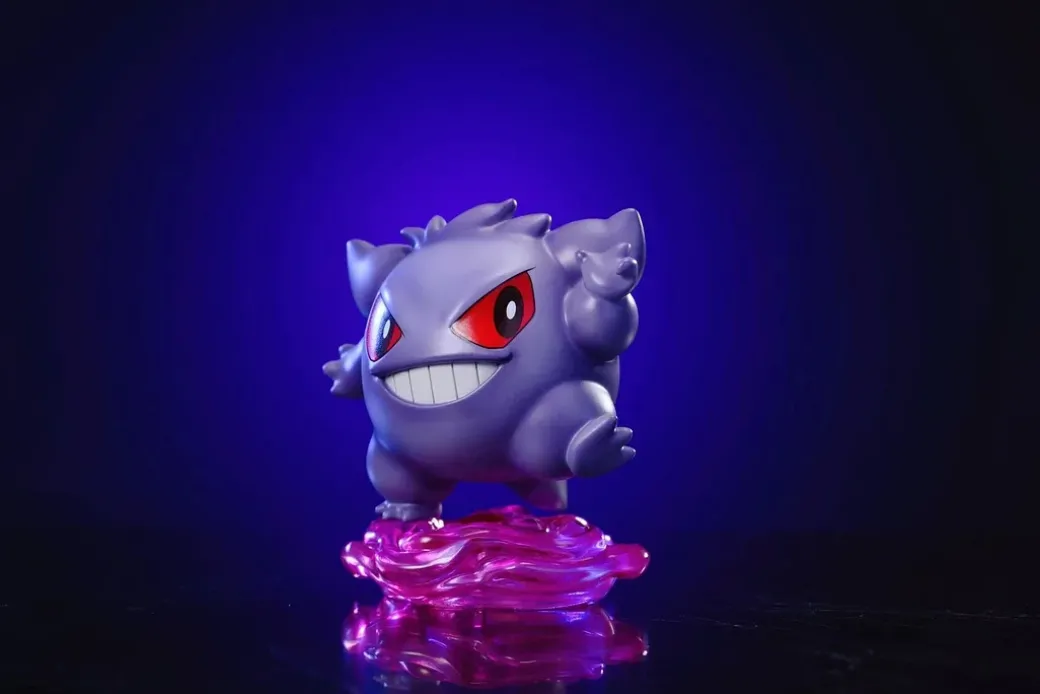 Chibi Series Gengar - Pokemon Resin Statue - Digital Monster Studio