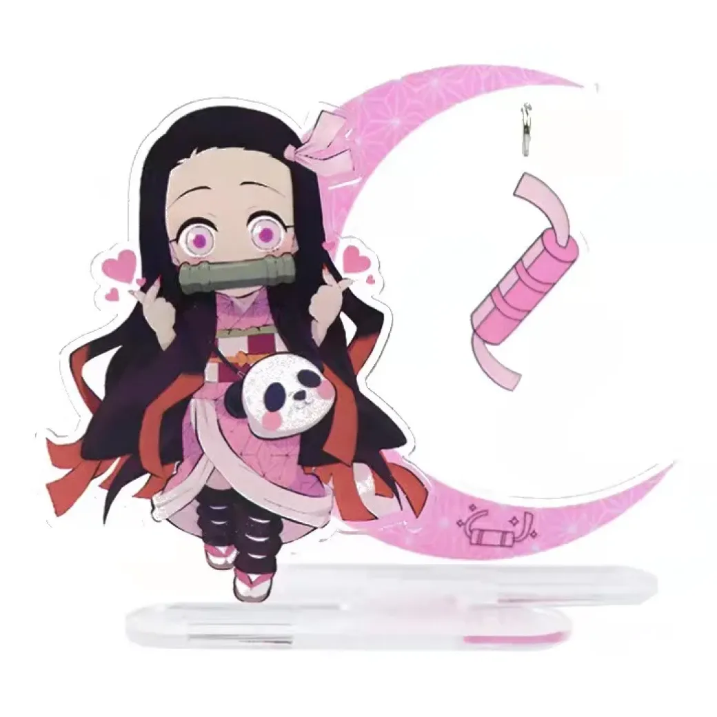 Chibi Ver. Characters of Demon Slayer Series Acrylic Stand Display - Free Shipping - Demon Slayer: Kimetsu no Yaiba
