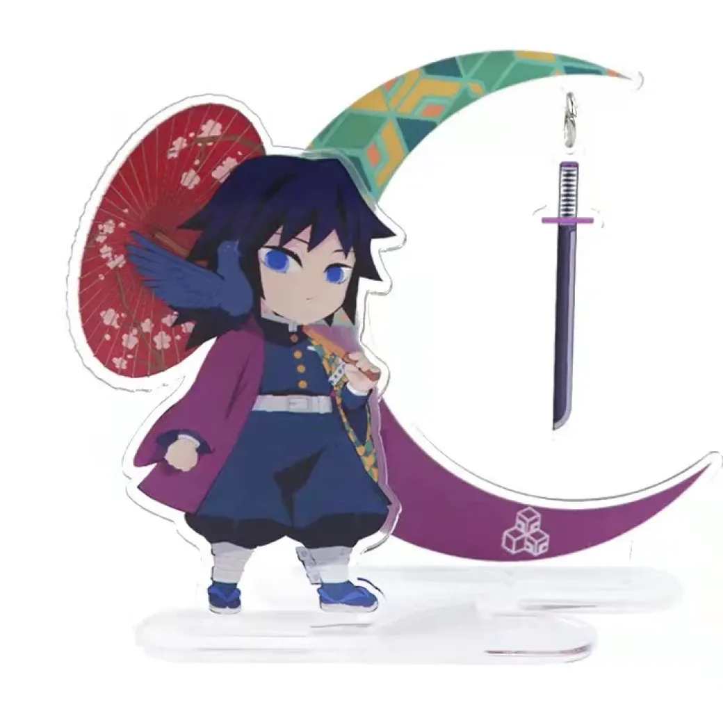 Chibi Ver. Characters of Demon Slayer Series Acrylic Stand Display - Free Shipping - Demon Slayer: Kimetsu no Yaiba