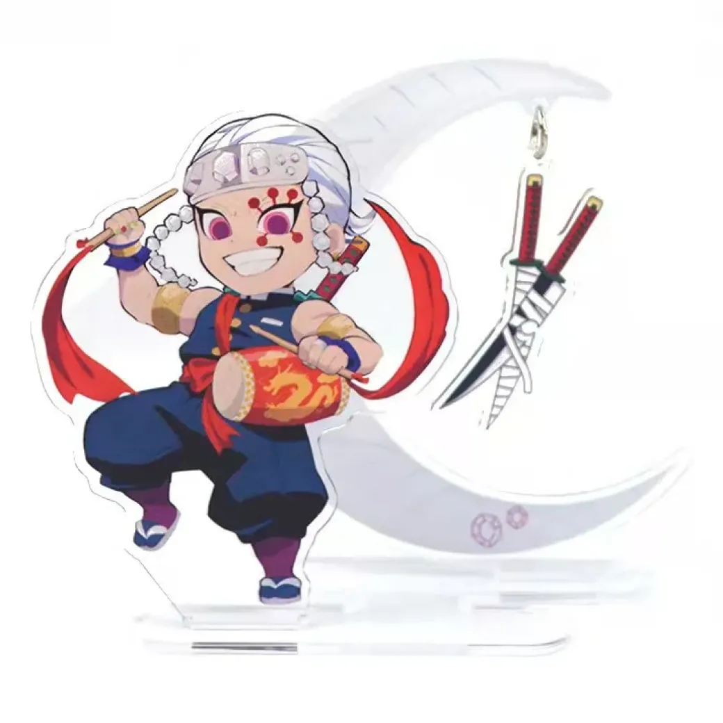 Chibi Ver. Characters of Demon Slayer Series Acrylic Stand Display - Free Shipping - Demon Slayer: Kimetsu no Yaiba