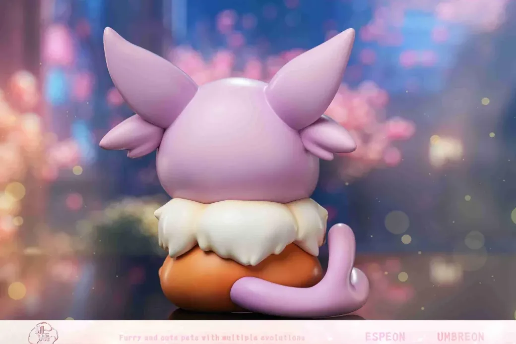Chibi Ver. Espeon & Umbreon Cosplay Eevee - Pokemon Resin Statue - Come On Studio