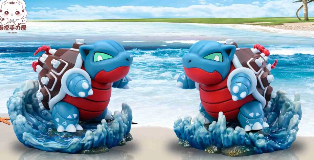 Chibi Ver. Gigantamax Kanto Starter Pokemon - Pokemon Resin Statue - MiaoLi Studio