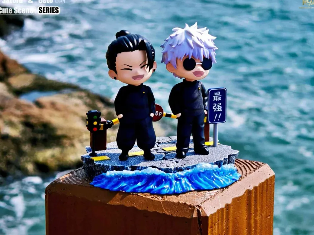 Chibi Ver. Scene Series Satoru Gojo & Suguru Geto 3.0 - Jujutsu Kaisen Resin Statue - Real Creation Studio