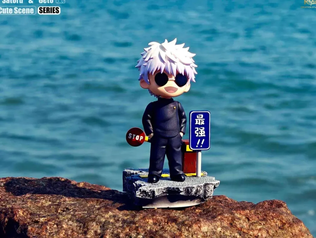 Chibi Ver. Scene Series Satoru Gojo & Suguru Geto 3.0 - Jujutsu Kaisen Resin Statue - Real Creation Studio