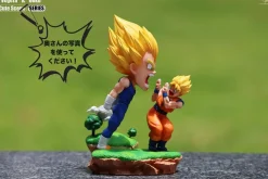 Chibi Ver. Scene Son Goku & Vegeta - Dragon Ball Resin Statue - Real Creation Studio