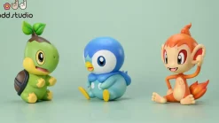 Chibi Ver. Sinnoh Starter Pokemon - Pokemon Resin Statue - odd Studio