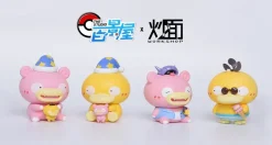 Chibi Ver. Summer Slowpoke & Psyduck - Pokemon Resin Statue - CM Studio