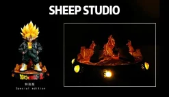 Chibi Ver. Super Saiyan Son Goku with LED - Dragon Ball Resin Statue - Sheep Studio