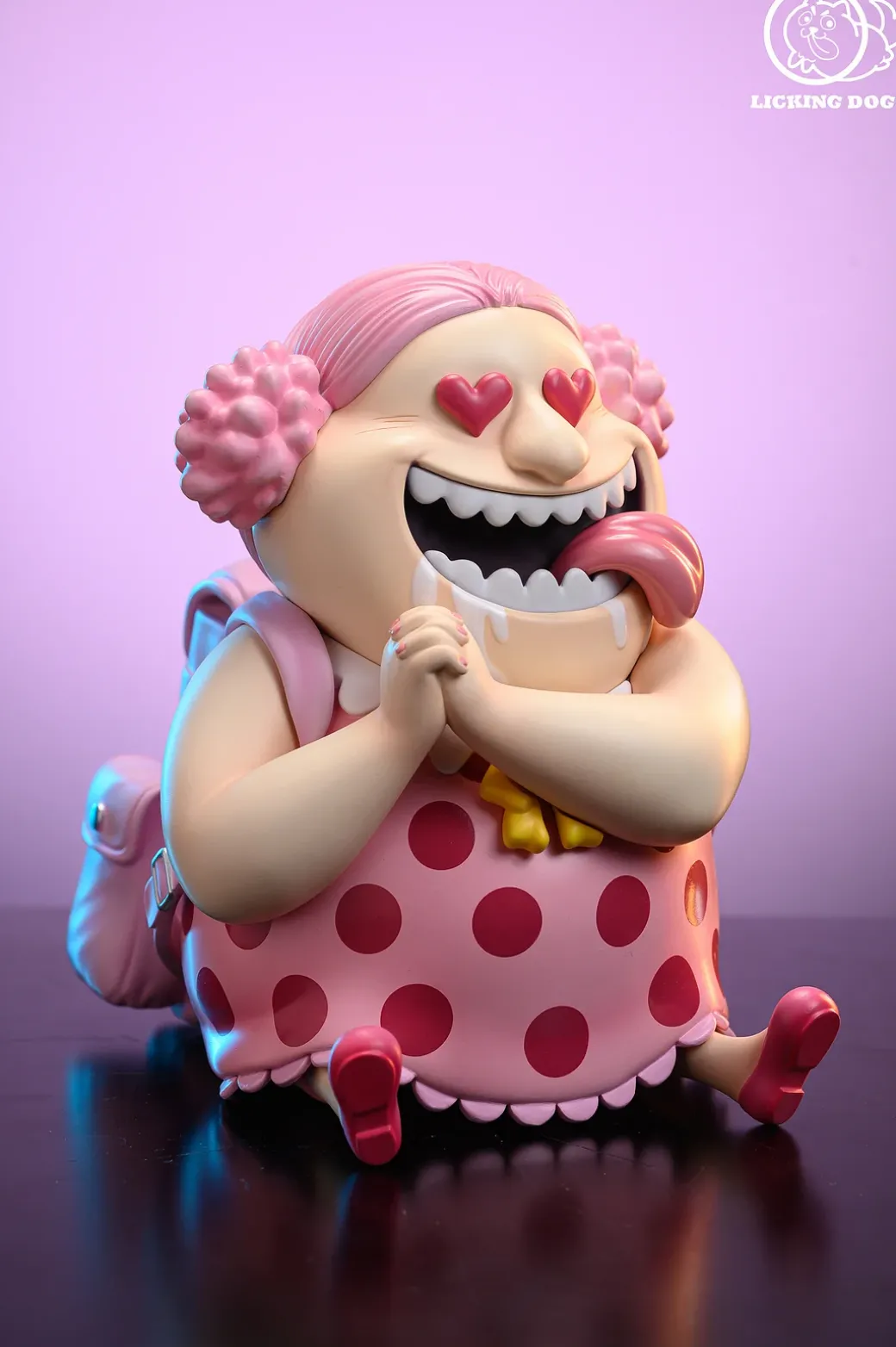 Childhood Big Mom Charlotte Linlin - ONE PIECE Resin Statue - LICKING DOG Studio