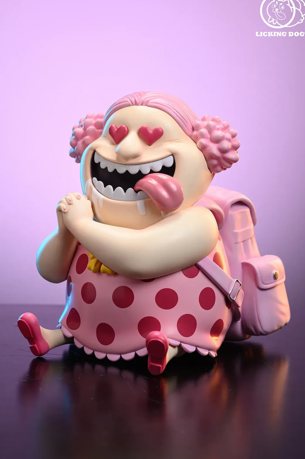 Childhood Big Mom Charlotte Linlin - ONE PIECE Resin Statue - LICKING DOG Studio