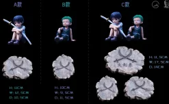 Childhood Roronoa Zoro & Shimotsuki Kuina - ONE PIECE Resin Statue - GG-Studios