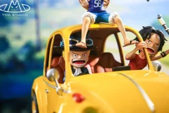 Childhood Series 002 ASL Brothers Portgas D. Ace & Sabo & Monkey D. Luffy with LED - ONE PIECE Resin Statue - TMD Studio