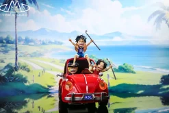 Childhood Series 002 ASL Brothers Portgas D. Ace & Sabo & Monkey D. Luffy with LED - ONE PIECE Resin Statue - TMD Studio