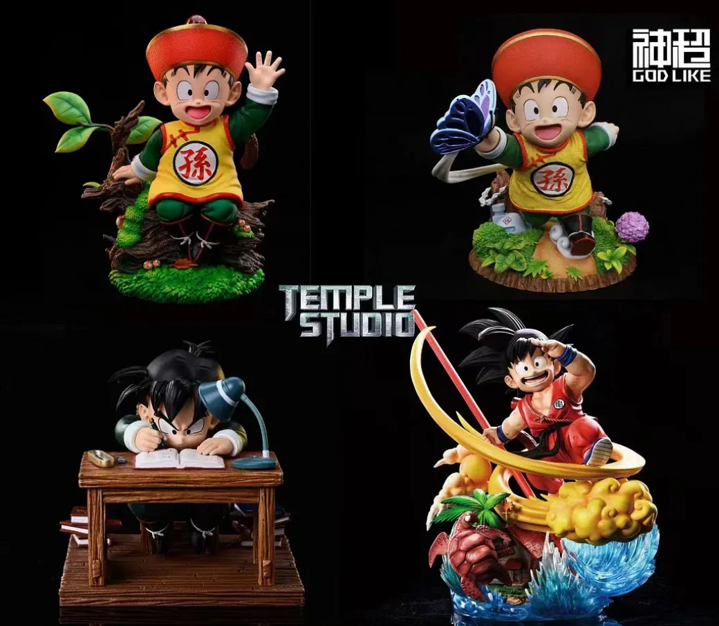Childhood Series 004 Kame House Little Son Goku - Dragon Ball Resin Statue - Temple Studios