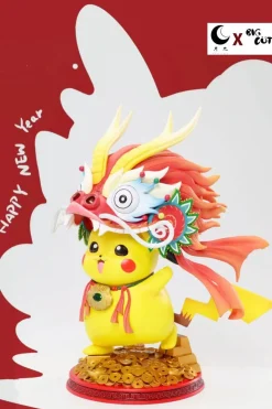 Chinese New Year Special Ver. Pikachu - Pokemon Resin Statue - Big Cute Studio